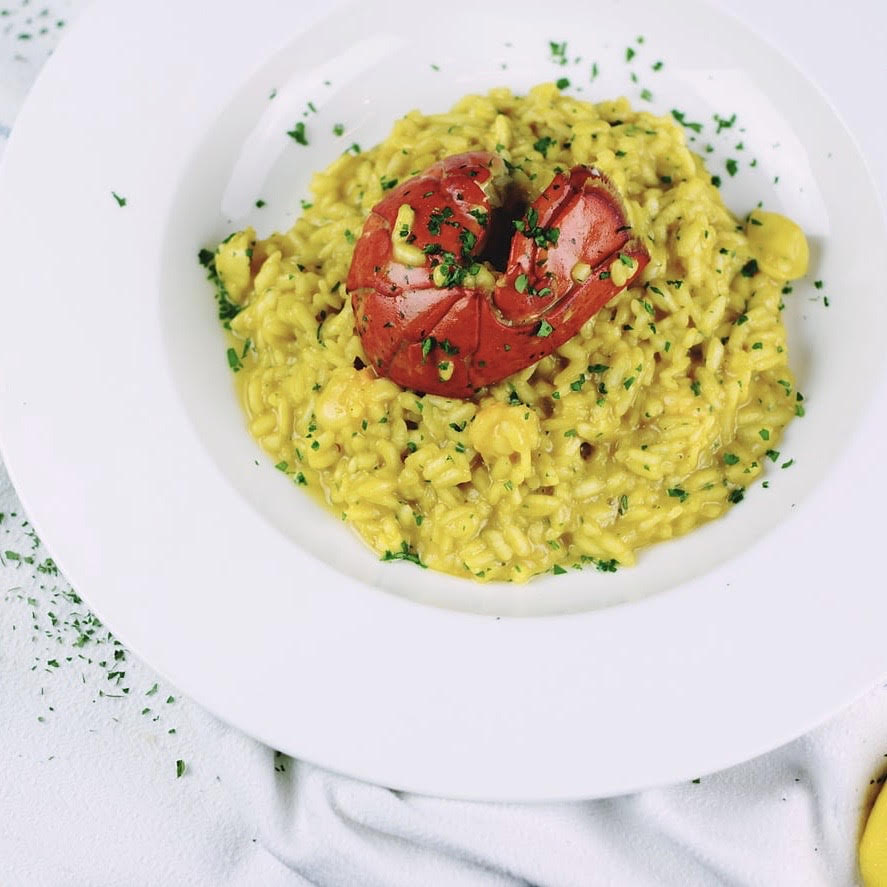 Risotto crevettes et champignons