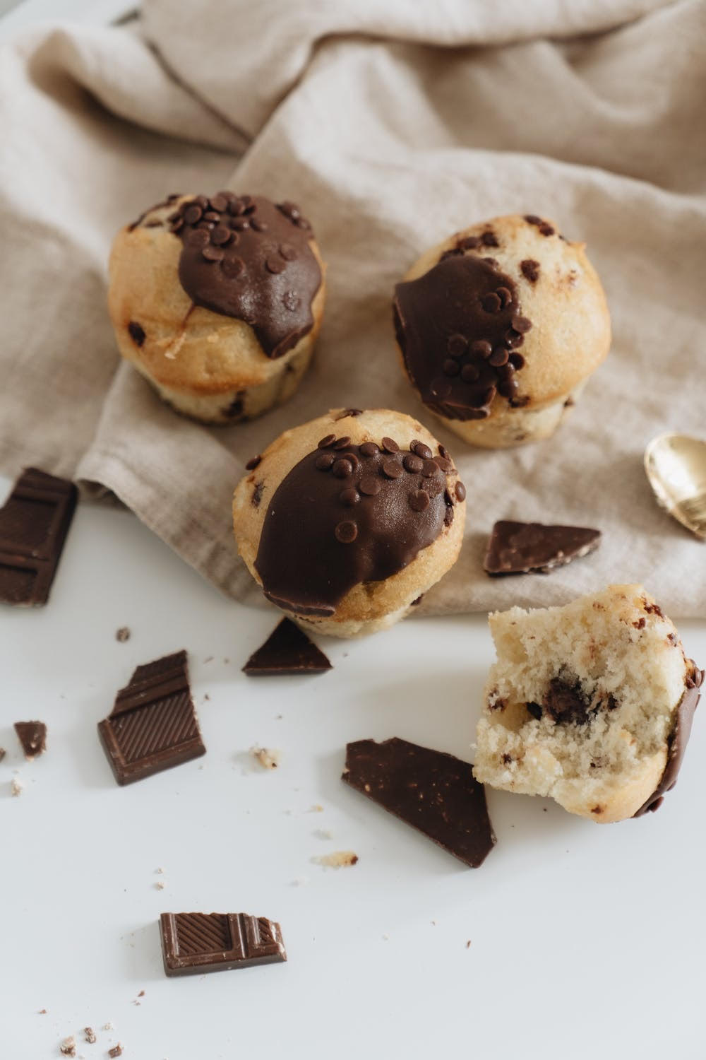 Muffins aux pépites de chocolat